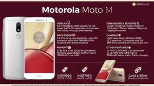 Moto M Dual Chip 32gb 4 Gb Ram Nuevo Original 4glte