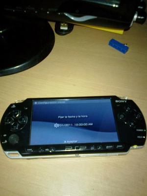 Psp  Impecable. Cargador Original. Flasheada.