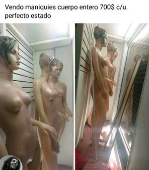 Vendo 2 maniquies