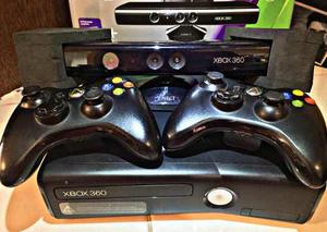 Xbox 360 Slim Con Kinect Usada 250 Gb