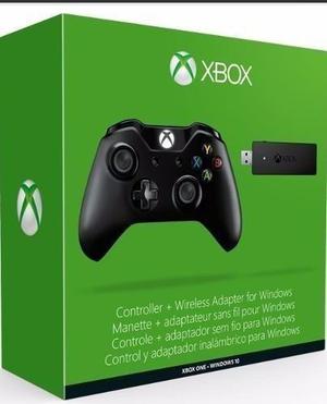 Xbox One Control + Receptor Usb Adaptador Wireless Pc +cable