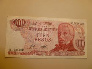 BILLETE $ 100 ARGENTINOS