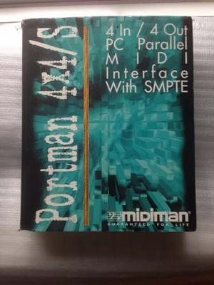 Portman 4x4s Pc Parallel Midi Interfase With Smpte