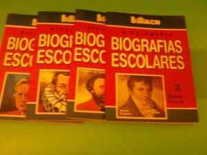 Biografias Escolares Billiken....4 Libritos...
