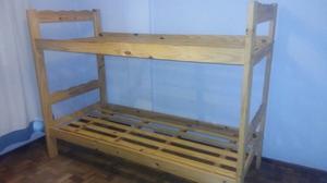 Cama cucheta con escalera