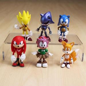 Sonic, Tails, Amy, Knuckles, Metal Sonic Y Super Sonic