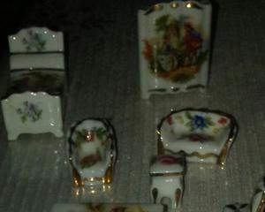 9 miniaturas porcelana limoges
