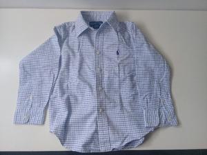 Camisa Polo Ralph Lauren, T. 4, manga larga, usada,