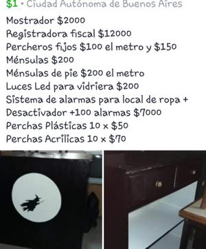 Insumos para local