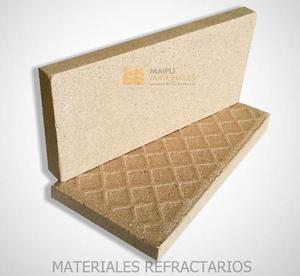 Tejuela Refractaria Natural 2cm Para Parrilla