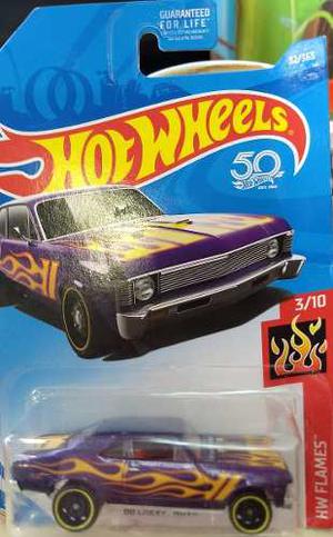 Auto Hot Wheels 68 Chevy Nova Flames Coleccion Retro Rdf1