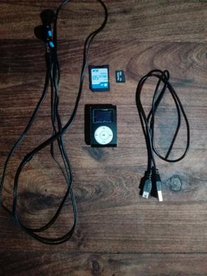MP3 + Micro SD + Adaptador Micro SD + Auriculares