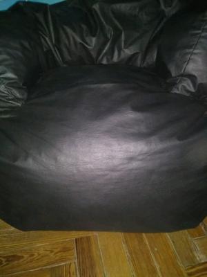 Sillon puff negro