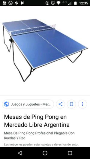 Vendo mesa de Ping Pong