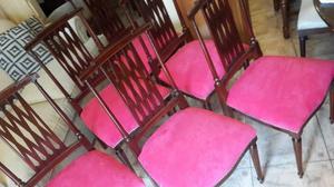 elegantes sillas de estilo INGLES recicladas