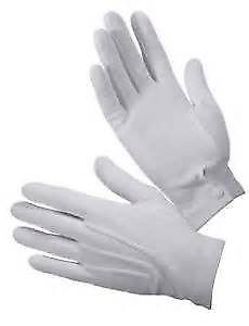 guantes algodon blanco