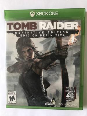 2 juegos físicos Tomb Rider Xbox One