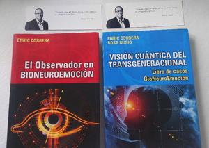 2 libros Bioneuroemoción Enric Corbera Autografiados