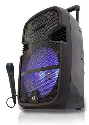 Bafle Portátil 12 Led Bluetooth Usb Microfono Karaoke