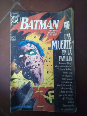 Batman COMIC Una Muerte En La Familia Ed. Perfil Original