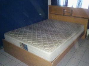 CAMA Y COLCHON 2 PLAZAS