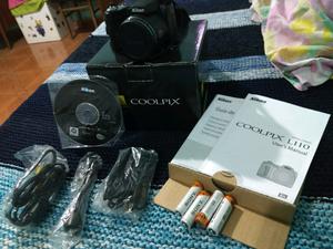 Camara Nikon Coolpix L110 con Accesorios