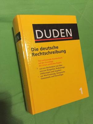 Libro Duden Deutsche Die Deutsche Rechstschreib - Alemán