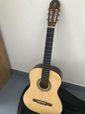 guitarra criolla + funda + puas + correa (sin uso)