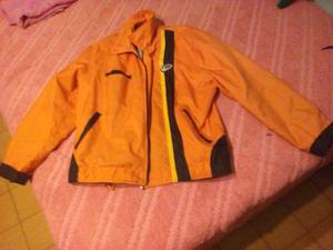 Campera Route 66 talle L - naranja - impermeable