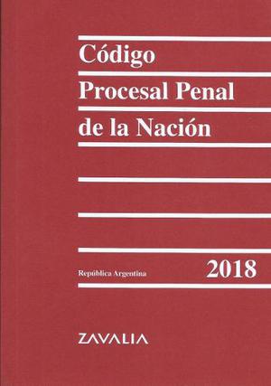 Código Procesal Penal Nación  Zavalia