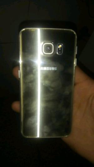 Celular Samsung s6 edge dorado para compañía Claro