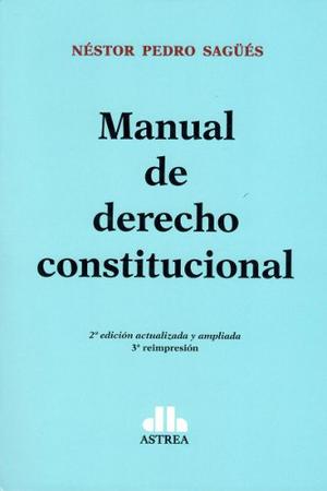 Manual De Derecho Constitucional Sagüés