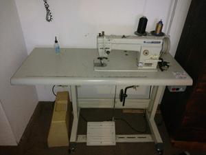 Maquina de coser doble arrastre