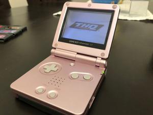 Nintendo Gameboy Advance Sp Rose - 7 Juegos - Funda - Zoom