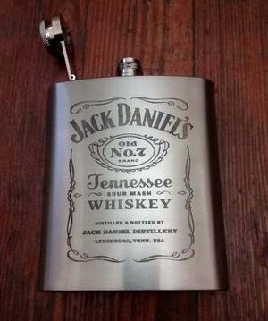Petaca Acero Inoxidable Jack Daniels Regalo Original