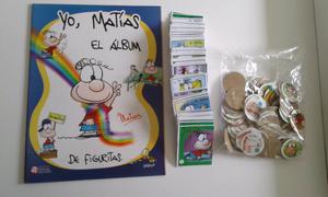 Vendo colección completa de figuritas Yo Matias + álbum