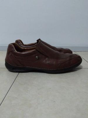 Zapatos hombre Ringo c/amort. cuero color marrón informal