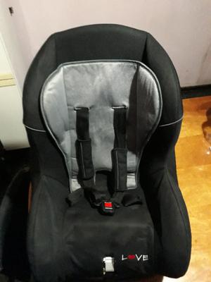 silla infantil para auto marca LOVE hasta 25 kg reclinable