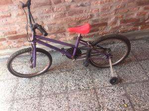 Bicicleta con rueditas