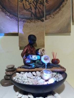 FUENTE DE AGUA, BUDA FENG SHUI ¡¡¡IDEAL PARA LA