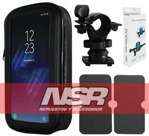 Funda Touch Porta Celular Gps Soporte Moto Impermeable Nsr