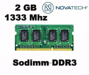 Memoria Ram Sodimm Ddr3 2gb mhz Notebook Netbook
