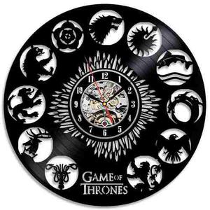 Reloj Disco Vinilo Game Of Thrones Regalo Original
