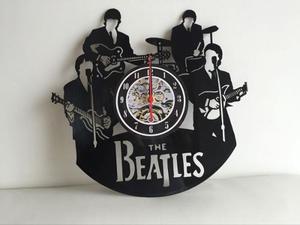 Reloj Disco Vinilo The Beatles Diseño Regalo Original