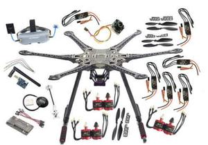 S550 Hexacopter Kit Apm2.8 Fc Neo-m8n Gps 920kv 30a 