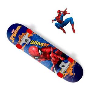 Skate Patineta Marvel Spiderman 4 Ruedas 80 X 20 Cm En Smile