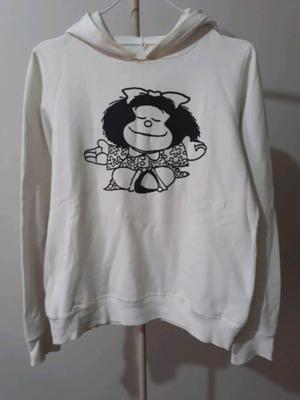 Buzo Mafalda de algodón con capucha