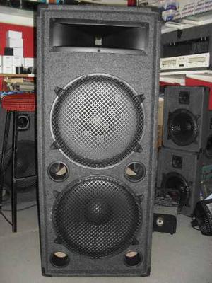 Columna Doble 15 Pulg.800w Rms Con Driver 1pulg. Oferta !!!!