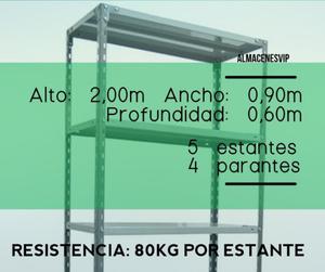 Estantería Metálica Nueva 2,00x0,90xkg