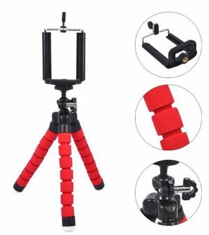 Kit Tripode Flexible + Adaptador Celular Selfie Camara